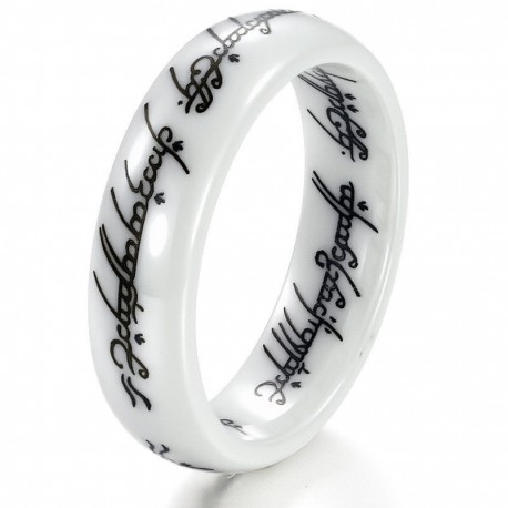 BAGUE BIJOU HOMME ADO ANNEAU ACIER NEUVE BIBLE PRIERE NOTRE PERE