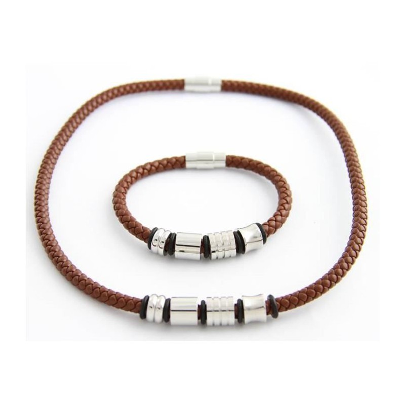 collier homme cuir noir collier homme cuir noir