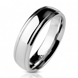 BAGUE BIJOU HOMME ADO ANNEAU ACIER NEUVE BIBLE PRIERE NOTRE PERE