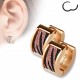 PAIRE BOUCLES D'OREILLES POUR HOMME ADO TIGE FERMOIR ACIER RONDE ZIRCON DIAMS SWAROVSKI BLANC 5mm NEUF