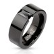 BAGUE BIJOU HOMME ADO ANNEAU ACIER NEUVE BIBLE PRIERE NOTRE PERE