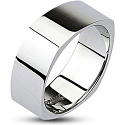 BAGUE BIJOU HOMME ADO ANNEAU ACIER NEUVE BIBLE PRIERE NOTRE PERE