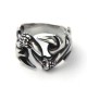 Men's ring stainless steel gothic dragon claw