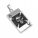 Stainless steel pendant ace card poker Celtic cross biker and 1 chain