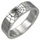 ADO WOMEN'S RING STAINLESS STEEL GOTHIC SPIDER WEB