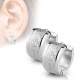 PAIRE BOUCLES D'OREILLES POUR HOMME ADO TIGE FERMOIR ACIER RONDE ZIRCON DIAMS SWAROVSKI BLANC 5mm NEUF