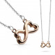 Pendentifs + Chaine Coeur