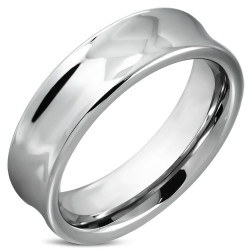 Bague anneau pour homme tungstène massif laqué noire câble acier