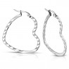 Paire boucle d'oreille homme femme ado acier faux piercing non percée