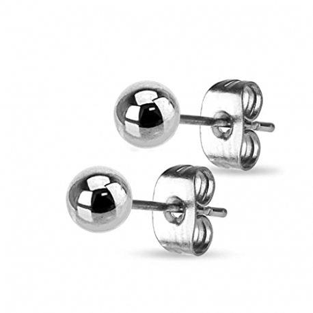 Paire boucle d'oreille homme femme ado acier faux piercing non percée