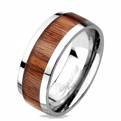 Bague anneau homme en titane avec duo de tresses de couleur noires