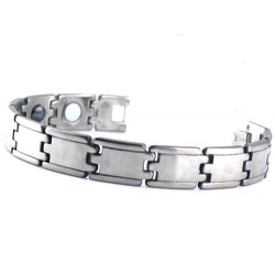 BRACELET GOURMETTE POUR HOMME ADO EN ACIER CERAMIQUE MAGNETIQUE AIMANT AIMANTE NEUF 205