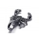 PENDENTIF POUR HOMME ADO EN ACIER 316L SCORPION + 1 CHAINE BOULE NEUF