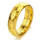 Lord of the rings gold tungsten ring for men and women