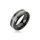 BAGUE BIJOU HOMME ADO ANNEAU ACIER NEUVE BIBLE PRIERE NOTRE PERE