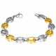 BRACELET GOURMETTE POUR HOMME EN VERITABLE CUIR ET FERMOIR ACIER 316L PROMO NEUF