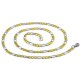 CHAINE POUR HOMME OU ADO EN ACIER 316L DE LUXE 51CM COULEUR ARGENT PROMO NEUF