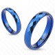MEN'S WEDDING RING TUNGSTONE BLUE FACE RING 4mm